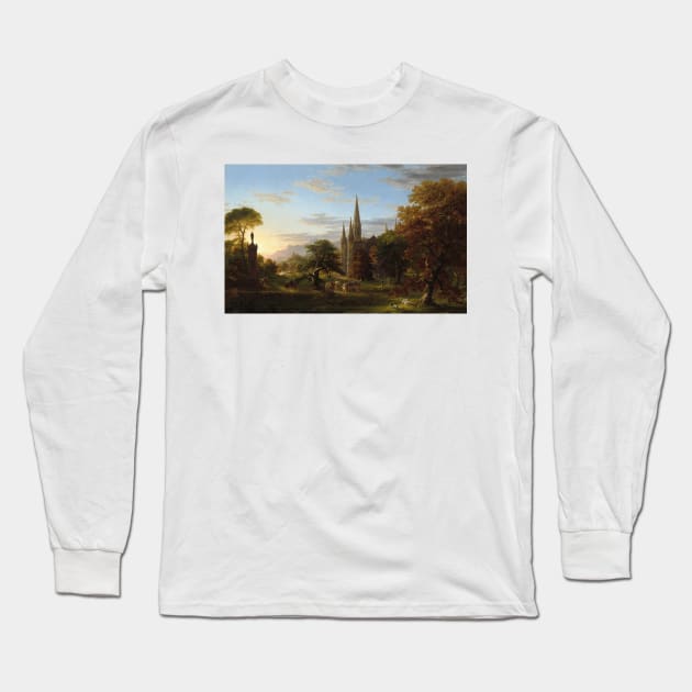 The Return by Thomas Cole Long Sleeve T-Shirt by Classic Art Stall